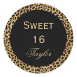 Sweet 16 Leopard Sticker