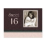 Sweet 16 Photo Invite Post Card