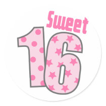 Sweet 16 (Pink Dots And Stars)