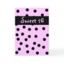 Sweet 16 Pink Polka Dot Birthday Card