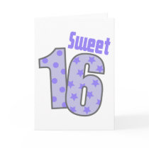Sweet 16 (Purple Dots And Stars)