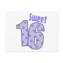 Sweet 16 (Purple Dots And Stars)