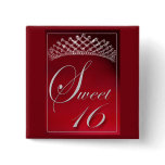 Sweet 16 with a tiara! button