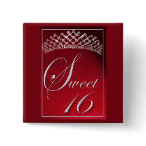 Sweet 16 with a tiara! button