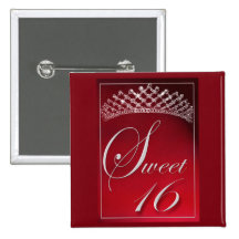 Sweet 16 with a tiara! button