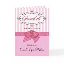 Sweet 16th Birthday Party Invitations Cards