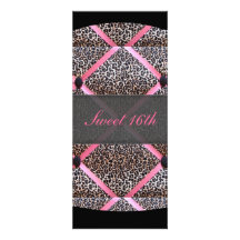 Sweet 16th Bookmark Personalized Announcement
