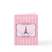 Sweet 16th Passport Invitation