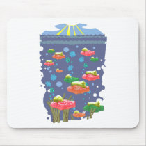 Sweet and Silly Fish Mousepad