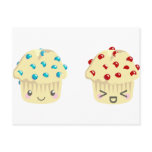 Sweet and Tart Muffin Pair postcards