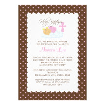 Sweet Angel Baby Girl & Cross Baptism Inviation Personalized Invites