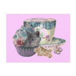 Sweet As a Cupcake II kitten postcard