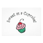 Sweet as a Cupcake Invites