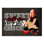 Sweet as a Derby Chick Mini Note Cards Business Card