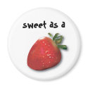 Sweet as a Strawberry magnets