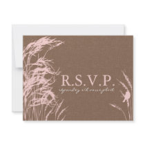 Sweet Autumn Bride RSVP Card B2 Personalized Invites