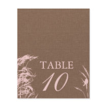 Sweet Autumn Bride Table Card 2 Full Color Flyer