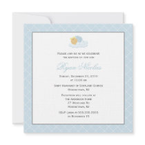Sweet Baby Boy Baptism Announcements