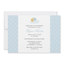 Sweet Baby Boy Baptism Custom Announcements