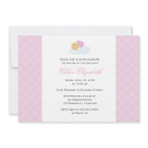 Sweet Baby Girl Baptism Invitations