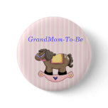 Sweet Baby Shower Grandmother Pin Button