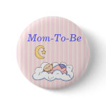 Sweet Baby Shower Mummy Pin Button