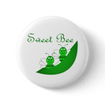 Sweet Bee Twins Button