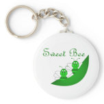 Sweet Bee Twins Keychain