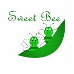 Sweet Bee Twins Ornament photo sculptures