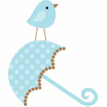 Sweet Bird Baby Shower Cake Topper photo sculptures