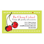 Sweet Bright Red Cherry Business Card
