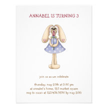 Sweet Bunnies · Bunny & Rose Invitation