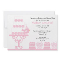 Sweet Cake Birthday Invitation
