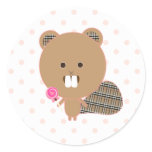 Sweet Candy Beaver Sticker