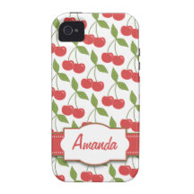 Sweet Cherries iPhone 4 Case-Mate Tough™