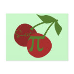 Sweet Cherry Pi Day Postcards