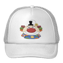 Sweet Clown Face Hat