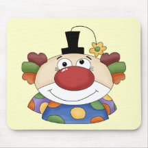 Sweet Clown Face Mouse Mat