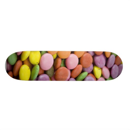 Sweet Colourised Bonbons Custom Skate Board