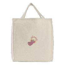 Sweet Country Angel Love Emb. Tote Bag - Customise