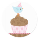 Sweet Cupcake & Birdie Seal stickers