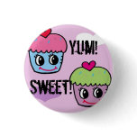 Sweet Cupcake Button