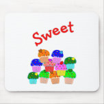 "Sweet"  Cupcake Lovers Gifts Mousemats