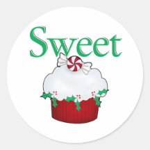 Sweet Cupcake Round Sticker