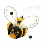 Sweet Cute Little Bumble Bee photo sculptures