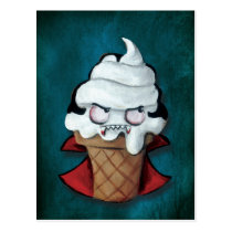 Sweet Cute Vampire Ice Cream postcards