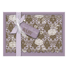Sweet Darling Baby Invitation Card