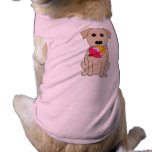 Sweet Dog Yellow Lab with Cupcake pet clothing