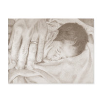 Sweet Dreams in Sepia Post Card