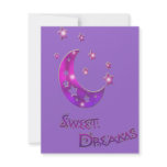 ~*Sweet Dreams*~ Moon and Stars invitations